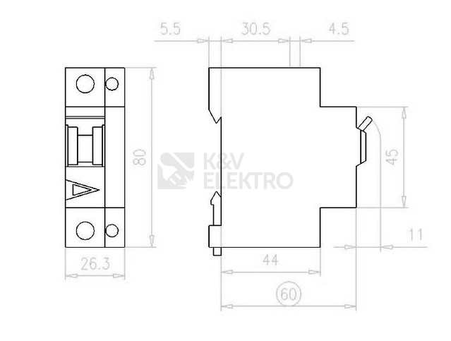 Obrázek produktu Jistič EATON PL7-B20/1N 20A 262741 1