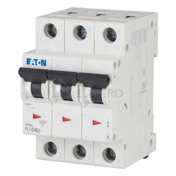 Obrázek produktu Jistič EATON PL7-C40/3 40A 263413 0