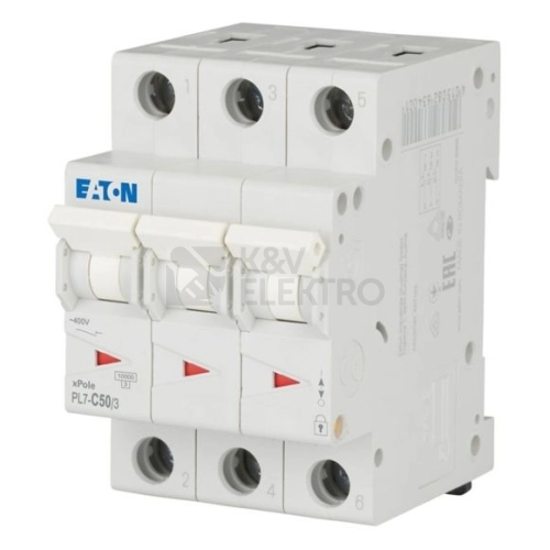 Jistič EATON PL7-C50/3 50A 263414