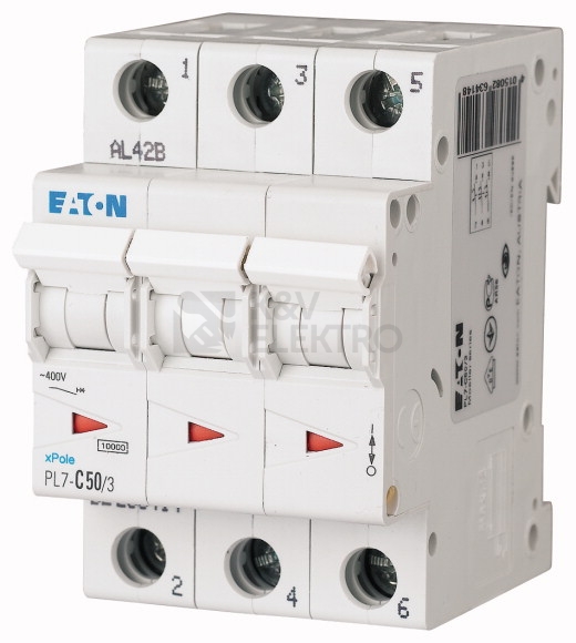 Obrázek produktu Jistič EATON PL7-C50/3 50A 263414 0