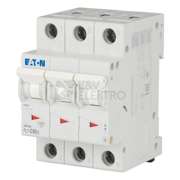 Obrázek produktu Jistič EATON PL7-C50/3 50A 263414 0