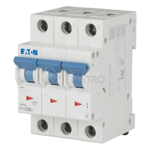 Jistič EATON PL7-C20/3 20A 263410