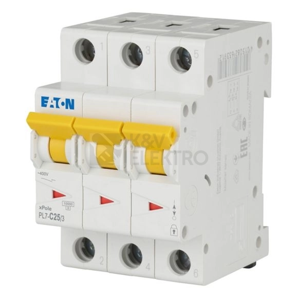 Obrázek produktu Jistič EATON PL7-C25/3 25A 263411 0
