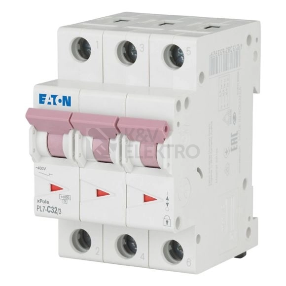 Obrázek produktu Jistič EATON PL7-C32/3 32A 263412 0