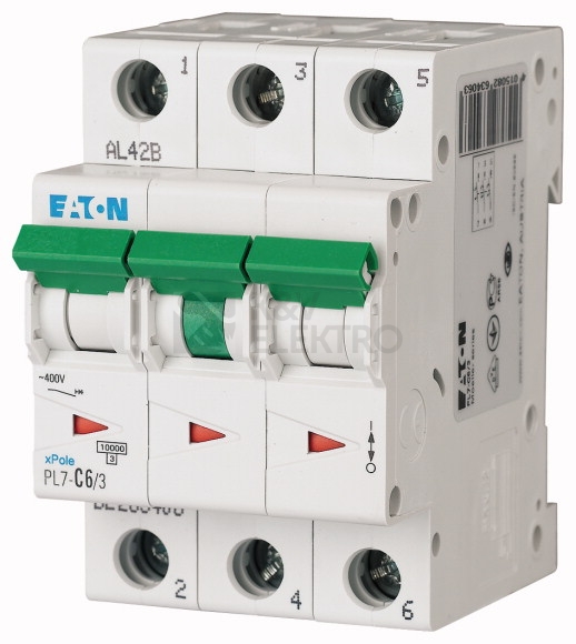 Obrázek produktu Jistič EATON PL7-B6/3 6A 263386 0