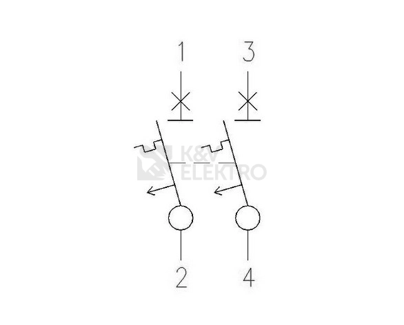 Obrázek produktu Jistič EATON PL7-16/2/C 16A PL7-C16/2 263359 2