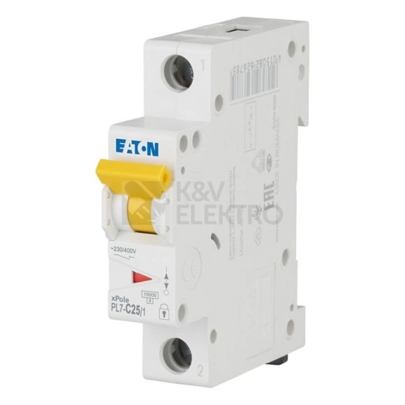 Obrázek produktu Jistič EATON PL7-C25/1 25A 262706 0