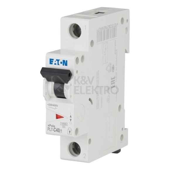 Obrázek produktu Jistič EATON PL7-C40/1 40A 262708 0