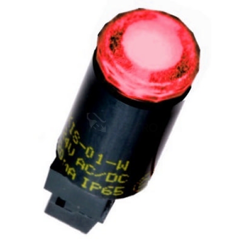 KONTROLKA KIS-01 R 230 AC RUDA