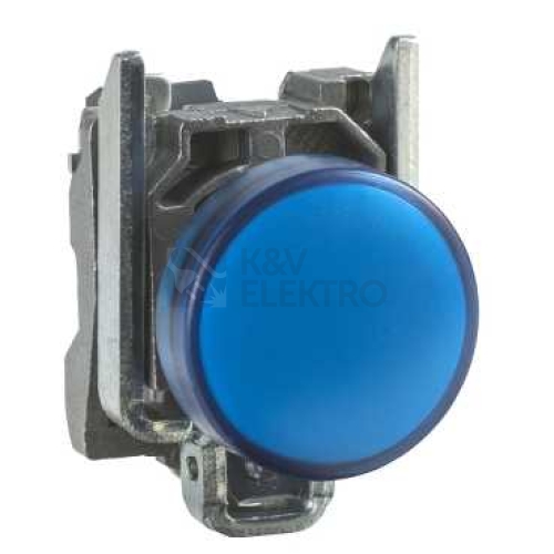 SIGNALKA LED MODRA Ø22 24V XB4BVB6