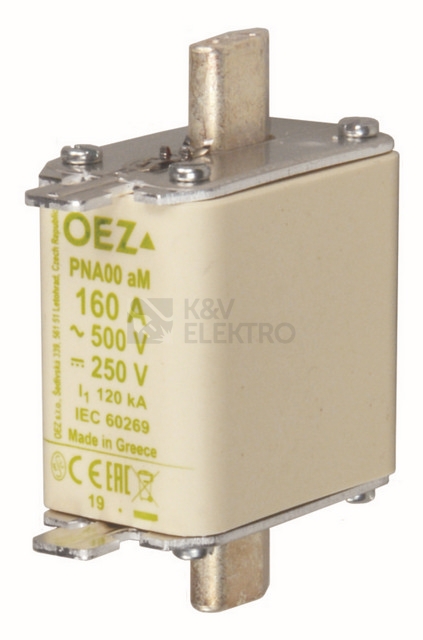 Obrázek produktu Nožová pojistka OEZ PNA00 125A aM 0