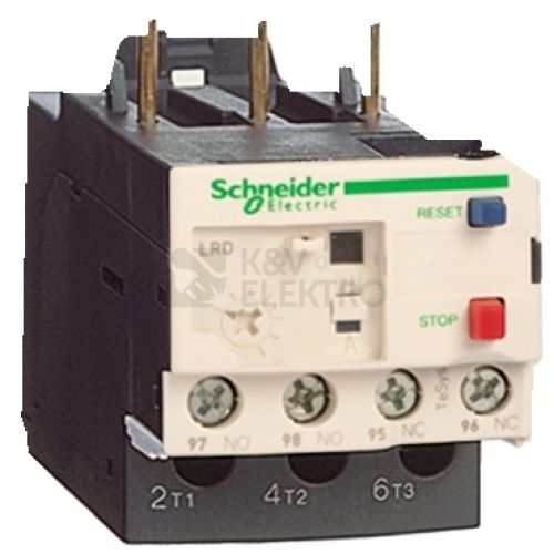 Schneider Electric TeSys jistící nadproudové relé tř.10A D09-D38 1,6-2,5A LRD07