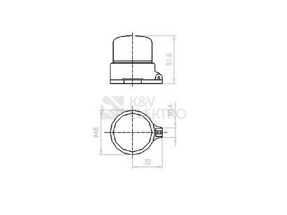 Obrázek produktu Plombovací kryt EATON M22-PL-PV /216397/ 1