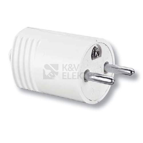 ABB vidlice s přímým vývodem 2P+PE bílá 16A/250V 5534N-C02100 B