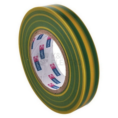 Obrázek produktu Izolační páska EMOS F61515 15mm x 10m zelenožlutá 0