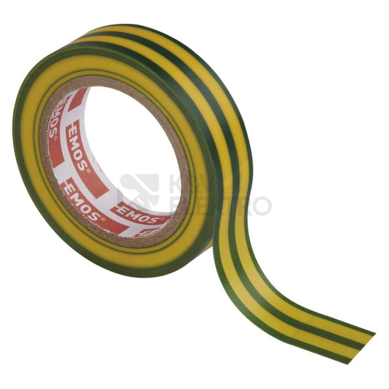 Obrázek produktu Izolační páska EMOS F61515 15mm x 10m zelenožlutá 9