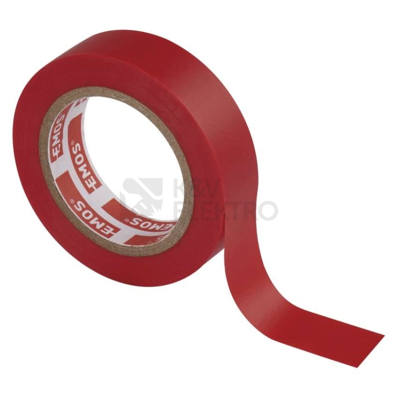Obrázek produktu Izolační páska EMOS F61513 0,13mm 15mm x 10m červená 9