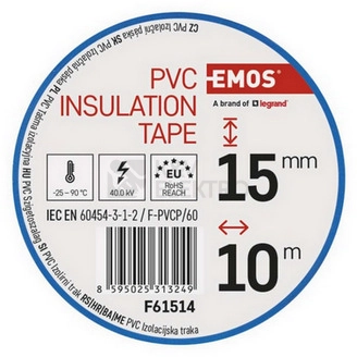 Obrázek produktu Izolační páska EMOS F61514 15mm x 10m modrá 6