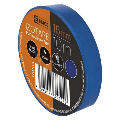 Obrázek produktu Izolační páska EMOS F61514 15mm x 10m světle modrá 2