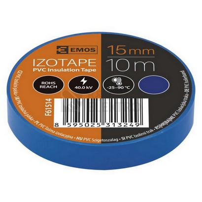 Obrázek produktu Izolační páska EMOS F61514 15mm x 10m světle modrá 3