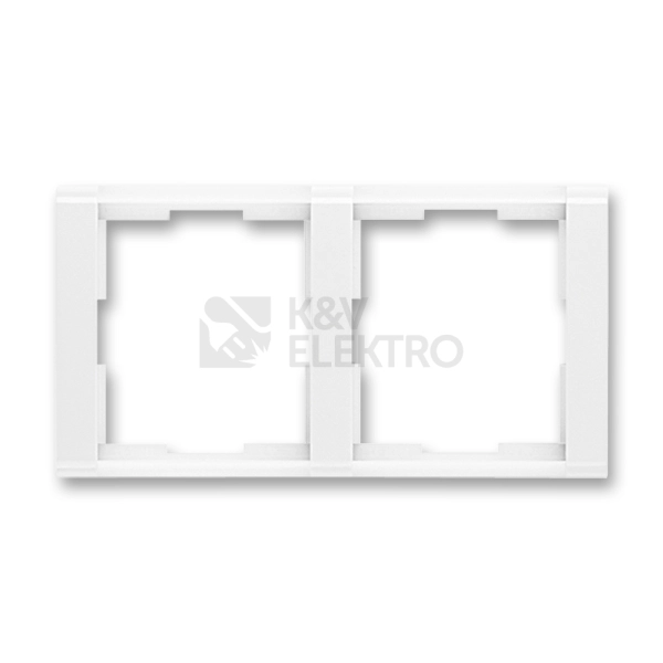 Obrázek produktu ABB Time dvojrámeček bílá/bílá 3901F-A00120 03 vodorovný 0