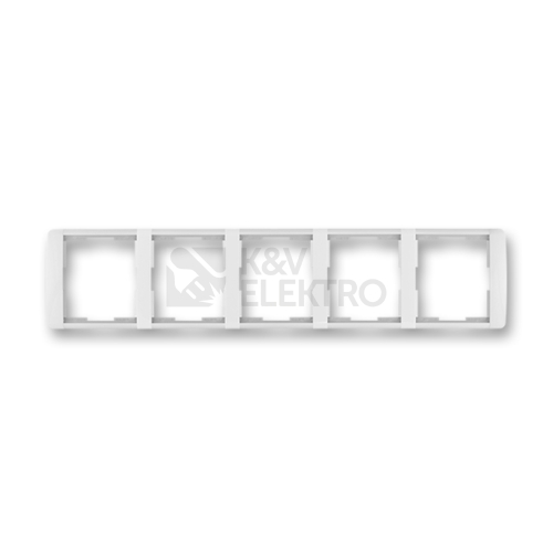 ABB Element pětirámeček bílá/ledová bílá 3901E-A00150 01 vodorovný