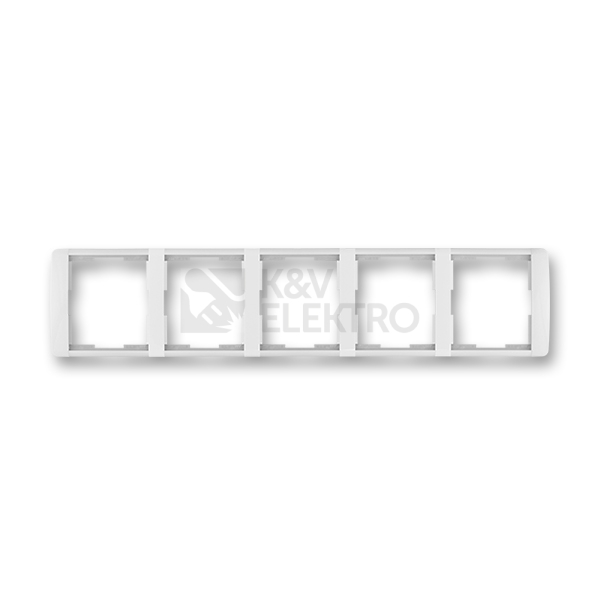 Obrázek produktu ABB Element pětirámeček bílá/ledová bílá 3901E-A00150 01 vodorovný 0