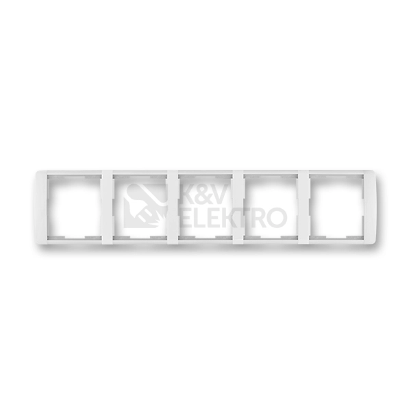 Obrázek produktu ABB Element pětirámeček bílá/ledová bílá 3901E-A00150 01 vodorovný 0