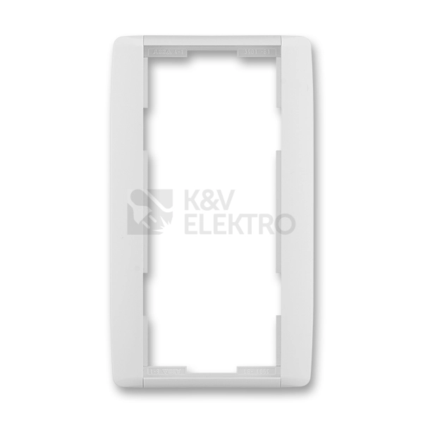 Obrázek produktu ABB Element dvojrámeček bílá/ledová bílá 3901E-A00121 01 svislý 0