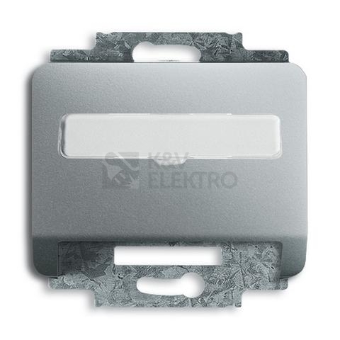 Obrázek produktu ABB Alpha exclusive kryt zásuvky komunikační titanová 1724-0-2798 (2CKA001724A2798) 0