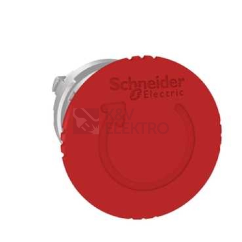 Schneider Electric Harmony nouzové tlačítko červené s aretací ZB4BS844 průměr 40mm uvolnit otočením