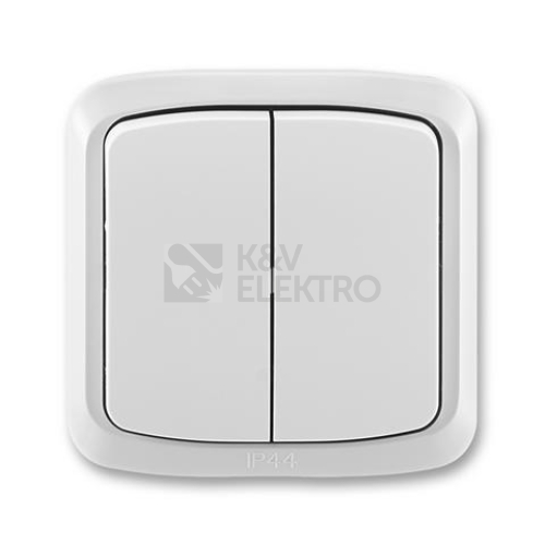 ABB Tango vypínač č.5 IP44 šedá 3558A-05940 S