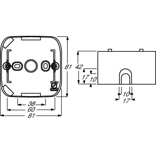 ABB Reflex SI krabice alpská bílá 1799-0-0295 (1701-214) 2CKA001799A0295