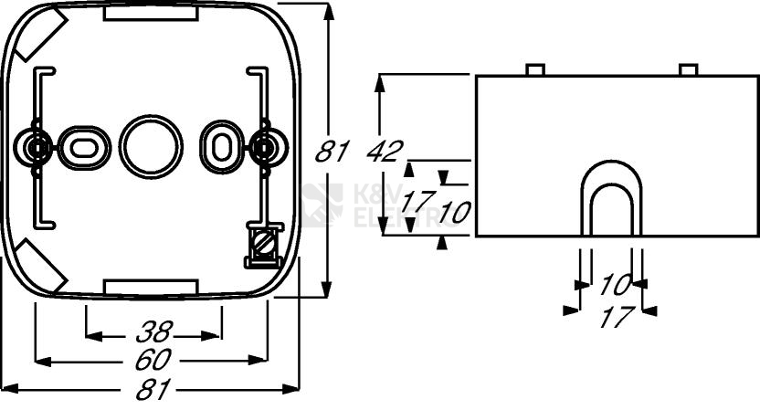 Obrázek produktu ABB Reflex SI krabice alpská bílá 1799-0-0295 (1701-214) 2CKA001799A0295 1