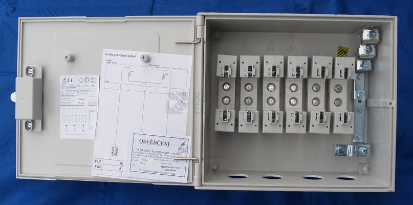 Obrázek produktu  Přípojková pojistková skříň DCK SP200/PVP1P (SPP1,1/A) 1