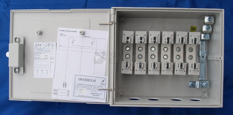 Obrázek produktu Přípojková pojistková skříň DCK SP200/PVP1P (SPP1,1/A) 1