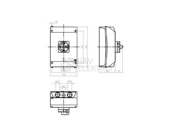 Obrázek produktu EATON VACKOVY SPINAC 63A P3-63/I4/SVB 1
