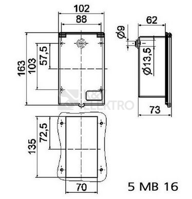 Obrázek produktu BALS přívodka Caravan 16A 2P+PE 230V IP44 6h 254 1