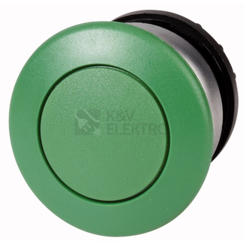 Tlačítko hřibové zelené bez aretace EATON M22-DP-G /216716/