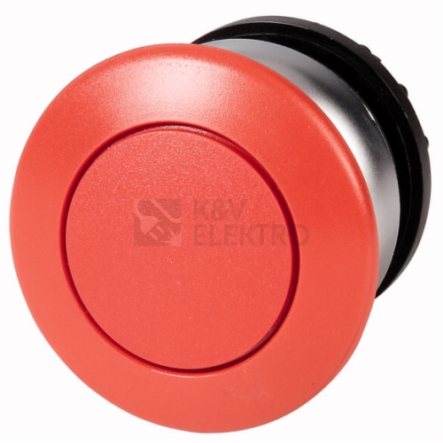 Tlačítko hřibové červené bez aretace EATON M22-DP-R /216714/