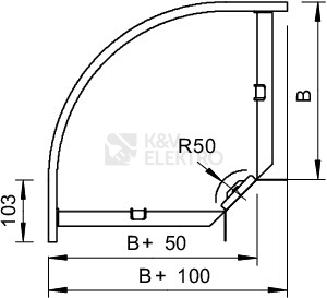 Obrázek produktu OBLOUK 90° RB 90 620 FS /6043224/ 1