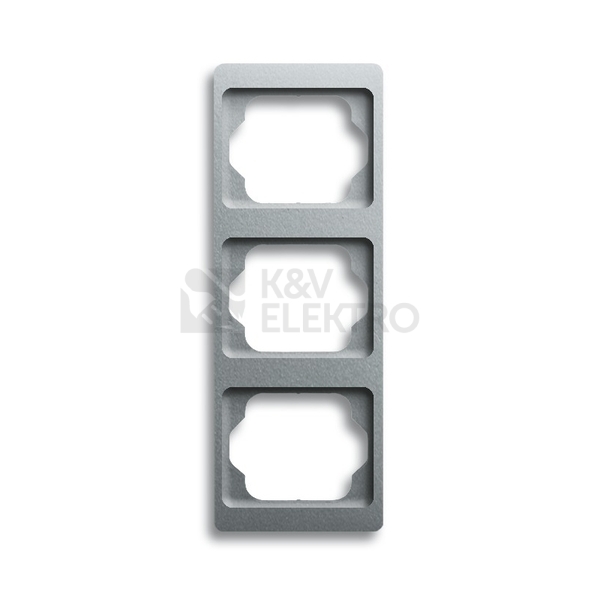 Obrázek produktu ABB Alpha exclusive rámeček svislý trojnásobný titanová 1754-0-4128 (2CKA001754A4128) 0