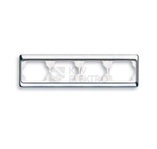 Obrázek produktu ABB Alpha exclusive čtyřrámeček vodorovný chromová 1754-0-4164 0
