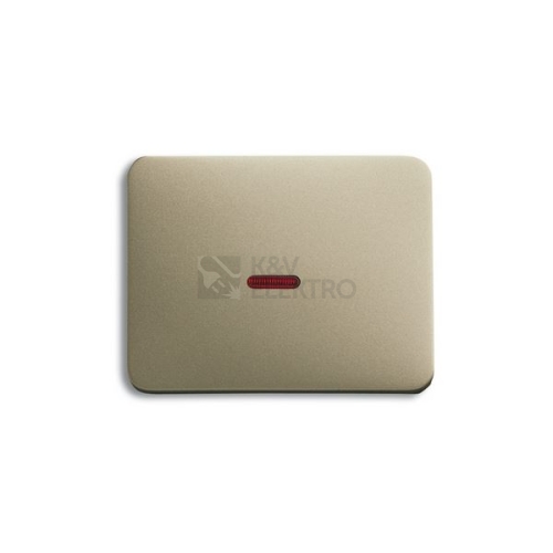 ABB Alpha exclusive kryt vypínače jednoduchý s průzorem palladium 3558B-A653260