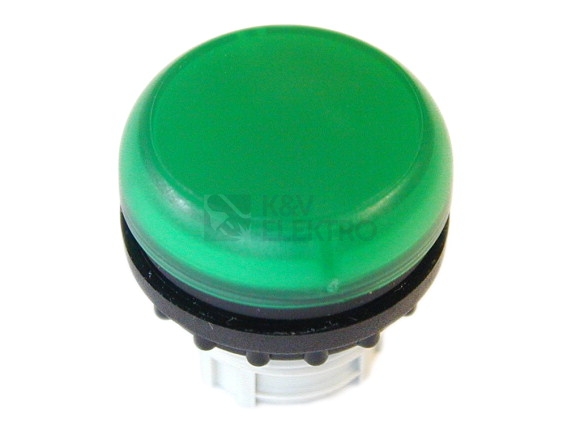Obrázek produktu Signálka zelená zapuštěná IP67 kroužek titan EATON M22-L-G /216773/ 0