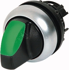 Obrázek produktu Ovládací hlavice otočná prosvětlená 2-polohy s aretací zelená EATON M22-WRLK-G 216827 0