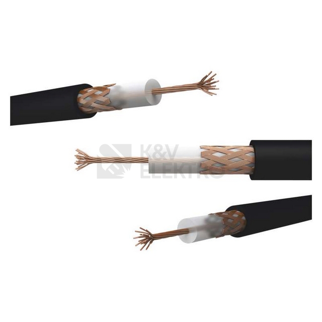 Obrázek produktu Koaxiální kabel venkovní RG58U EMOS S5212 černý 6