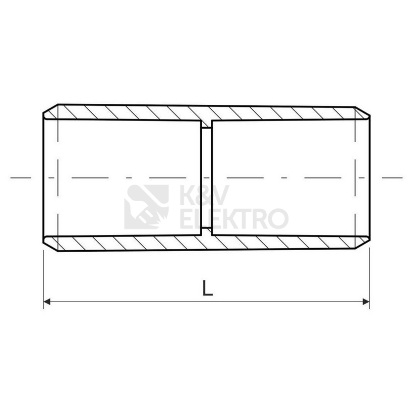 Obrázek produktu Spojka pro trubku KOPOS 0232 FB 32mm černá 1