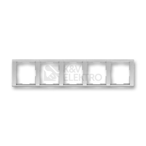 ABB Time pětirámeček titanová 3901F-A00150 08 vodorovný