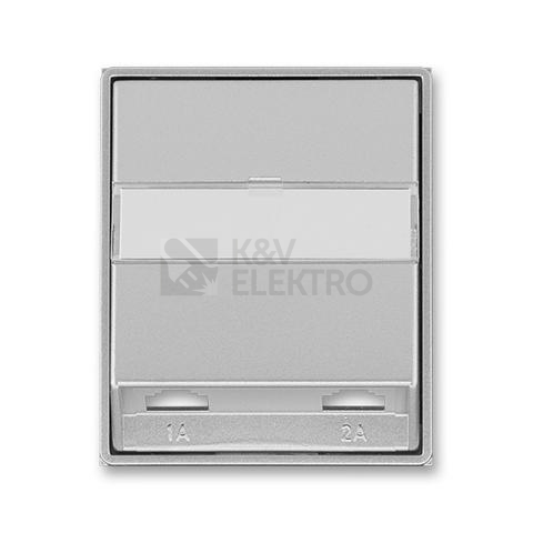 Obrázek produktu ABB Time, Time Arbo kryt zásuvky telefonní titanová 5013E-A00215 08 0